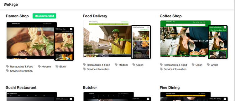 How to Present Online Ordering on a WePage Restaurant Website