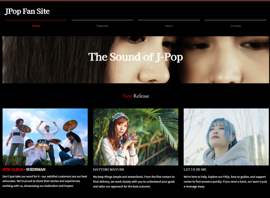 What is the Tokyo Pop Template?